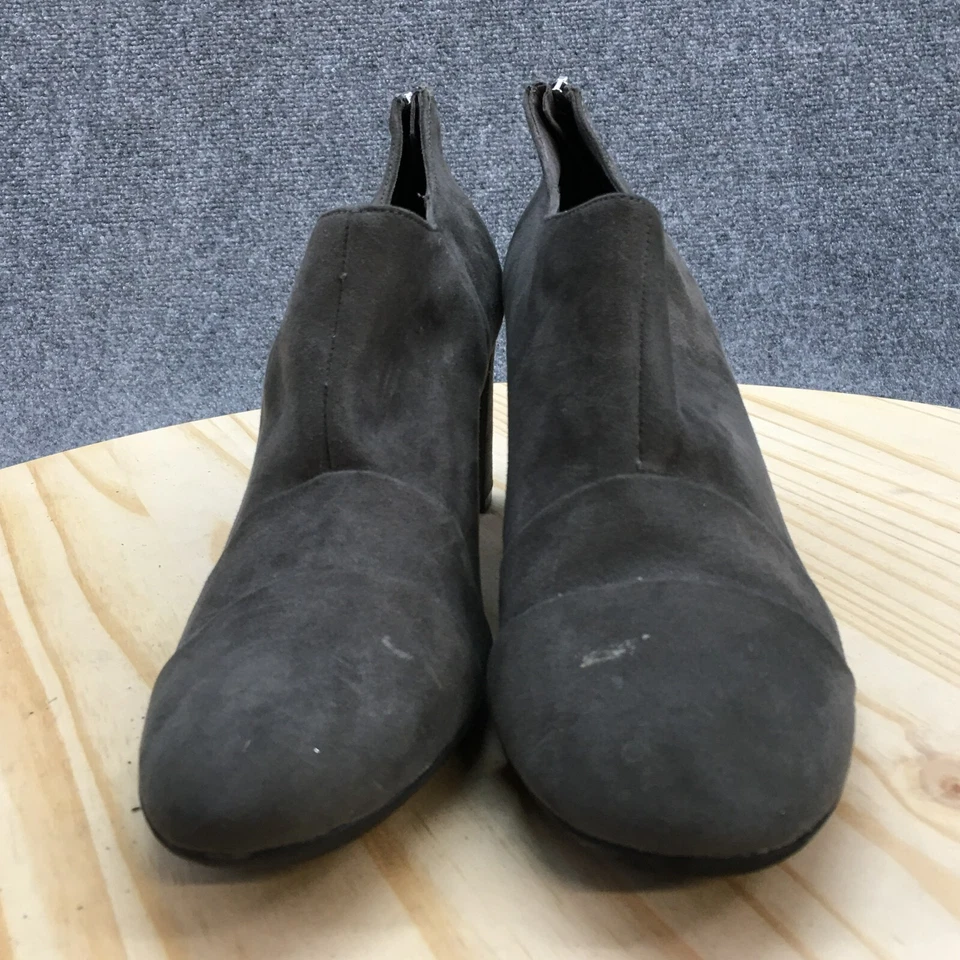 Аэрозоли ботинки женщин 10,5 М таверна лодыжки ботинок серый замшевый стороны молнии миндаля носок - Изображение 4 из 4