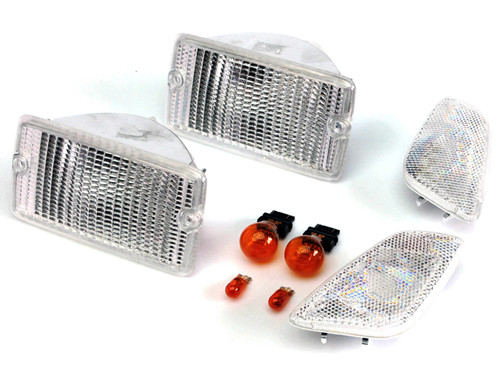 Kit clignotants blancs pour relooker une Jeep Wrangler TJ style américain