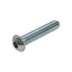 <!--F#f_0-->Zinc Plated M6 (6mm) Metric Coarse Button Socket Screw Bolt Allen<!--F/-->