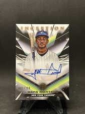 2023 Topps Bowman Inception Hans Montero Autograph /399 New York Yankees
