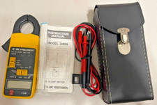 BK PRECISION 340A AC CLAMP METER W/ PROBES & CASE 