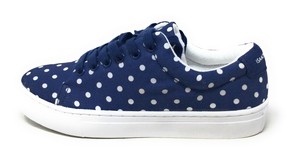 isaac mizrahi polka dot sneakers