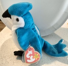 Rocket the Blue Jay 1998 TY Beanie Baby New 