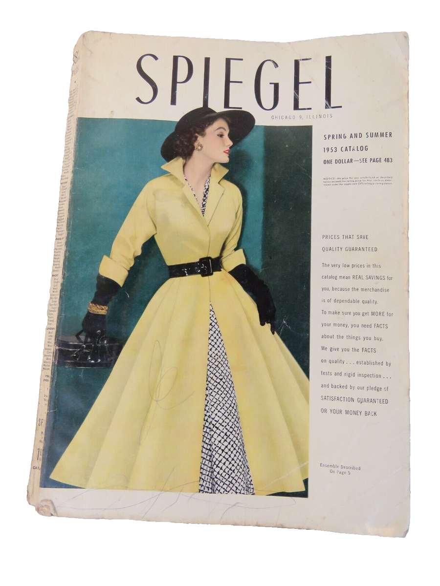 Spiegel Catalog Vintage 1953 Spring And Summer Fashion Huge! | eBay