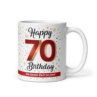 70. Geburtstag Kaffeetasse Geschenk – Lustige Tasse Mit Spruch Geschenkidee