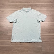 Tommy Bahama Shirt Mens Medium Blue Polo Casual Short Sleeve