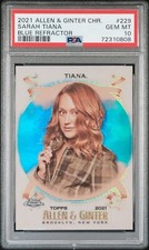 Sarah Tiana - 2021 Allen & Ginter Chrome Blue Refractor  PSA 10   #29/150