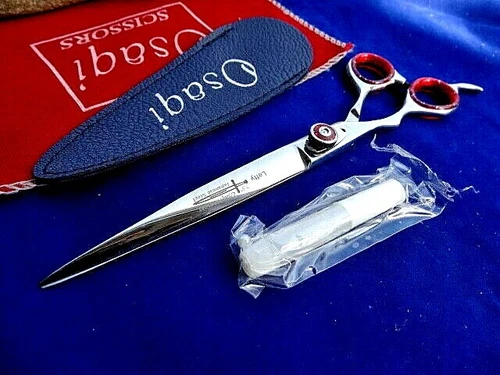 120Days Warranty Left Handed_7.5" Barber  Hairdressing SCISSORS/Japanese Steel