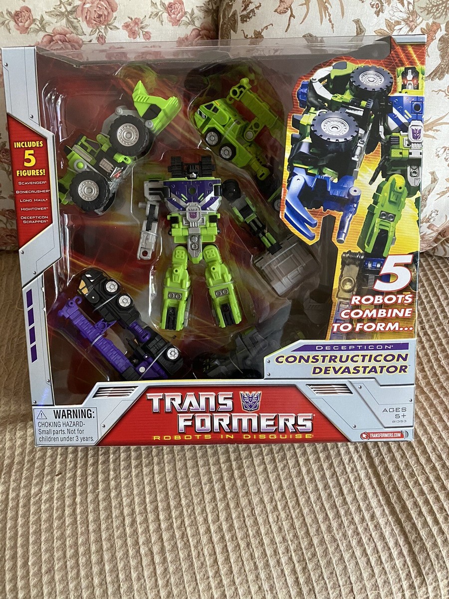 トランスフォーマー クラシック デバステーター 海外 ハスブロ アメリ d807 Hasbro Transformers Constructicon Devastator 5-Pack Action