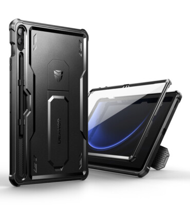 Dexnor for Samsung Galaxy Tab S9 FE Plus FE+ Case & Pen Holder Screen Protector