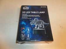 Elite Home Product 3D LED Table Lamp Dinosaur Triceratops