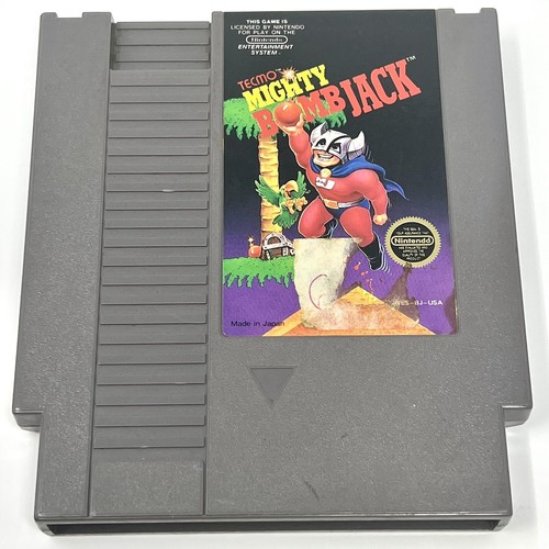 Mighty Bomb Jack - Nintendo NES Game Authentic Tested Video Game Working