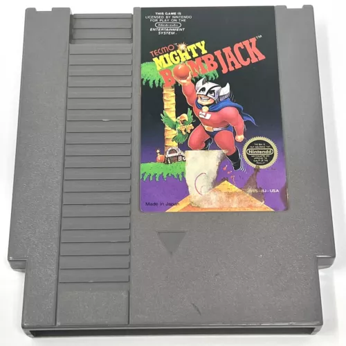 Mighty Bomb Jack - Nintendo NES Game Authentic Tested Video Game Working