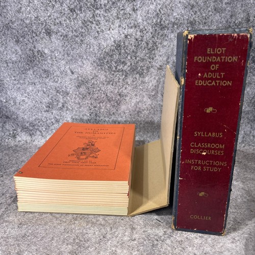 Eliot Foundation of Adult Education Syllabus Classroom Discourses 1932 Complete - Foto 3 di 7