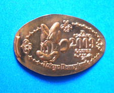 Tokyo Disneyland elongated penny JAPAN cent 2009 souvenir coin Minnie Mouse