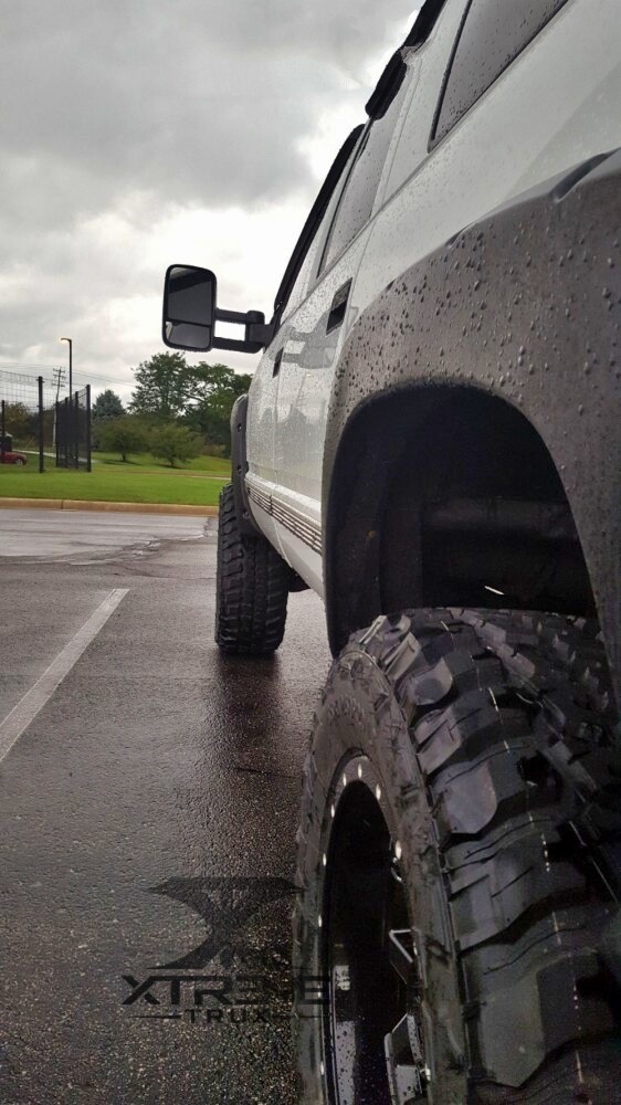 XTREME TRUX Pocket Rivet Bolt-On Fender Flares For 92-99 Chevy Suburban – Textured Black, Set Of 4