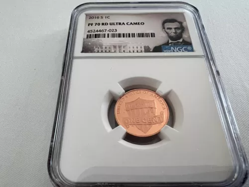 2016-S  LINCOLN CENT NGC PF70 RD U.C. PORTRAIT LABEL "TOP POP ONLY 337"