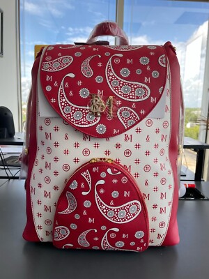 Originally $1,500 Red Isaac And Moore Backpack | eBay display picture 3