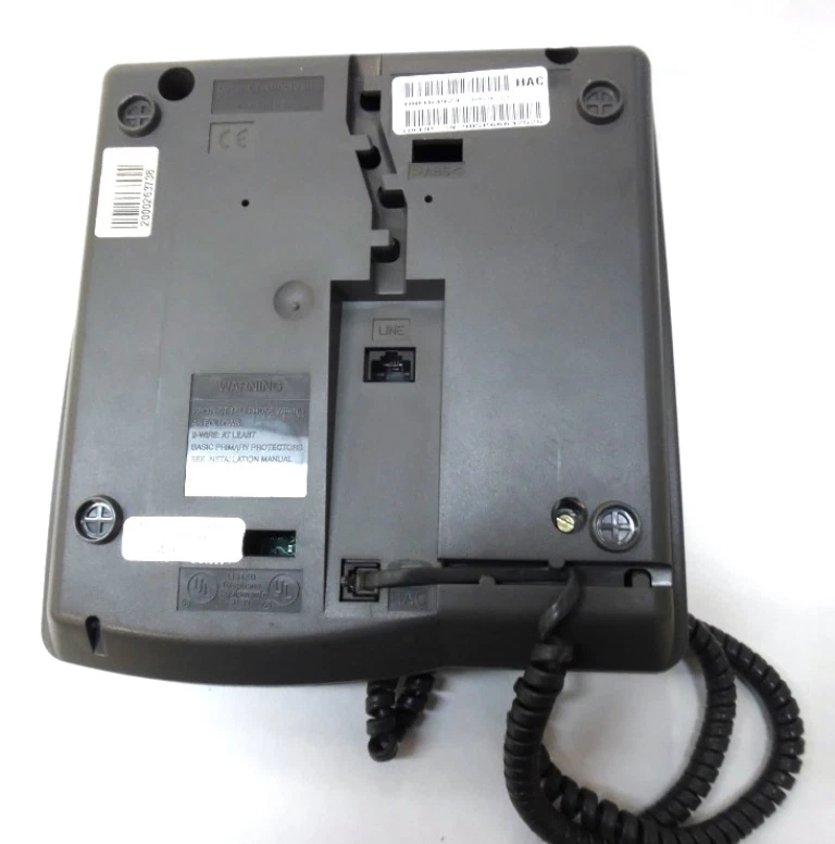 LUCENT OFFICE TELEPHONE SET, 108163924, 6408D01A-323, GRAY, 8 RING OPTION, PHONE - Image 3 of 4