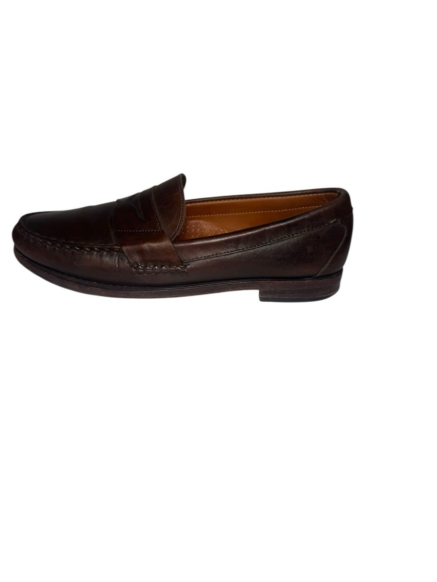 Allen Edmonds Cavanaugh Leather Penny Loafers Men’s Size 11 B Coffee Brown 50023 Allen Edmonds Cavanaugh Penny Loafer Coffee Brown | On feet  main image 2