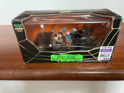 Lemax 83669 CREEPY CRUISIN' Spooky Town Table Accent Halloween Decor Retired NEW