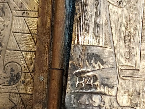 Antik Russische Ikone Triptychon , Bronze und Silber 84er om 1900er - Bild 20 von 24