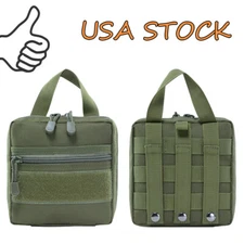 Tactical Admin Molle Pouch EDC EMT Utility Bag Compact Water-Resistant Pouches