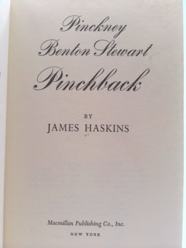 Pinckney Benton Stewart Pinchback (1st Ed) by Haskins, James eBay