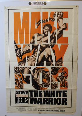 The White Warrior (1961) movie poster * free shipping