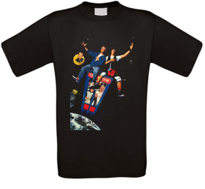 Bill & Ted Bill & Ted's excellent adventure Kult Movie T-Shirt alle