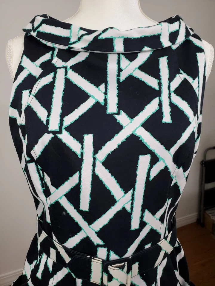 David Meister Women's Dress, 97% Cotton, US Size 10 - Image 2 of 4