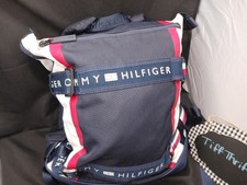 Rare Vintage Tommy Hilfiger Big Flag Usa Logo Colorblock Crest Knapsack Backp...