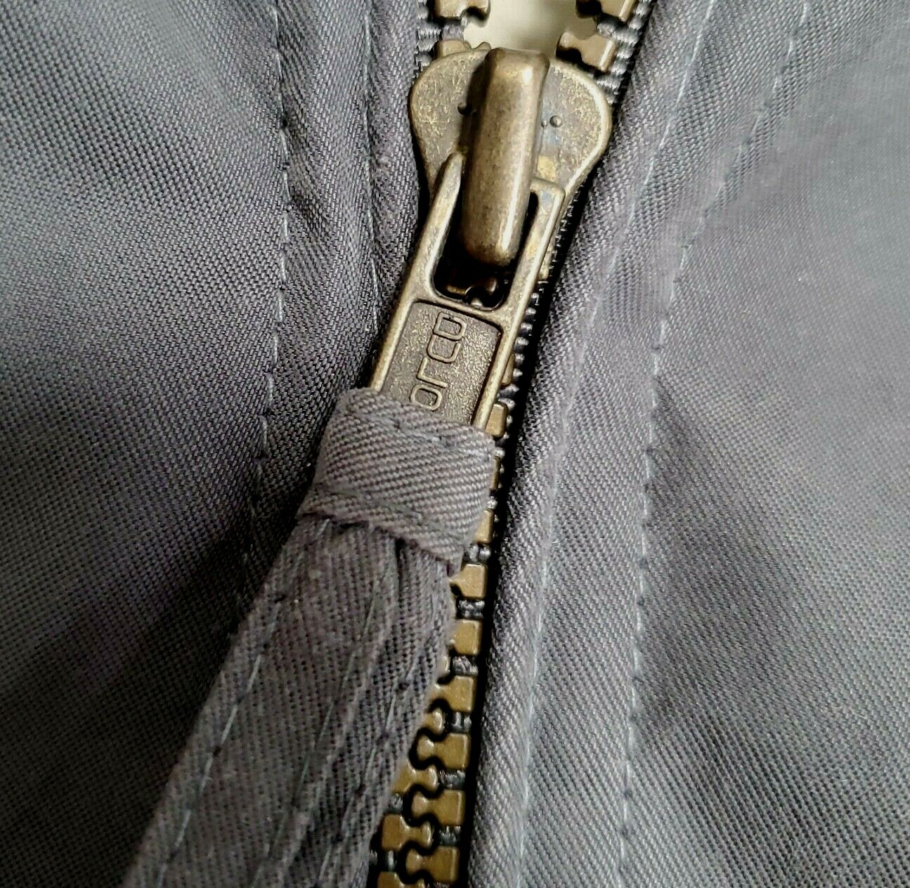 Weatherproof Men Size Large Gray Jacket Ribbed Tr… - image 5