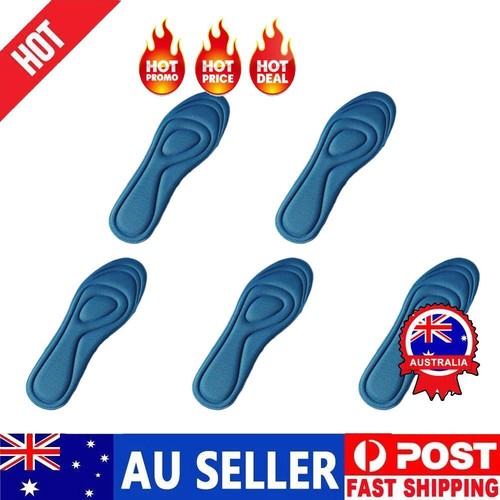 Shoe Insoles Breathable Arch Support Insoles for Working Walking (Blue