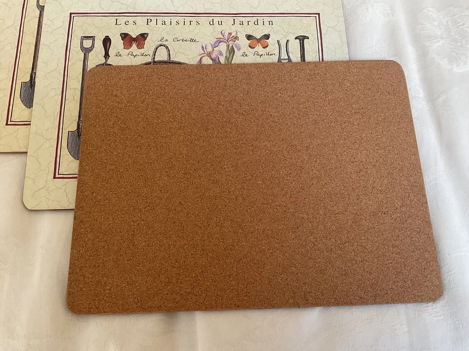 Luxury six plate mats and six glass mats "Les Plaisirs Du Jardin" - Image 3 of 4