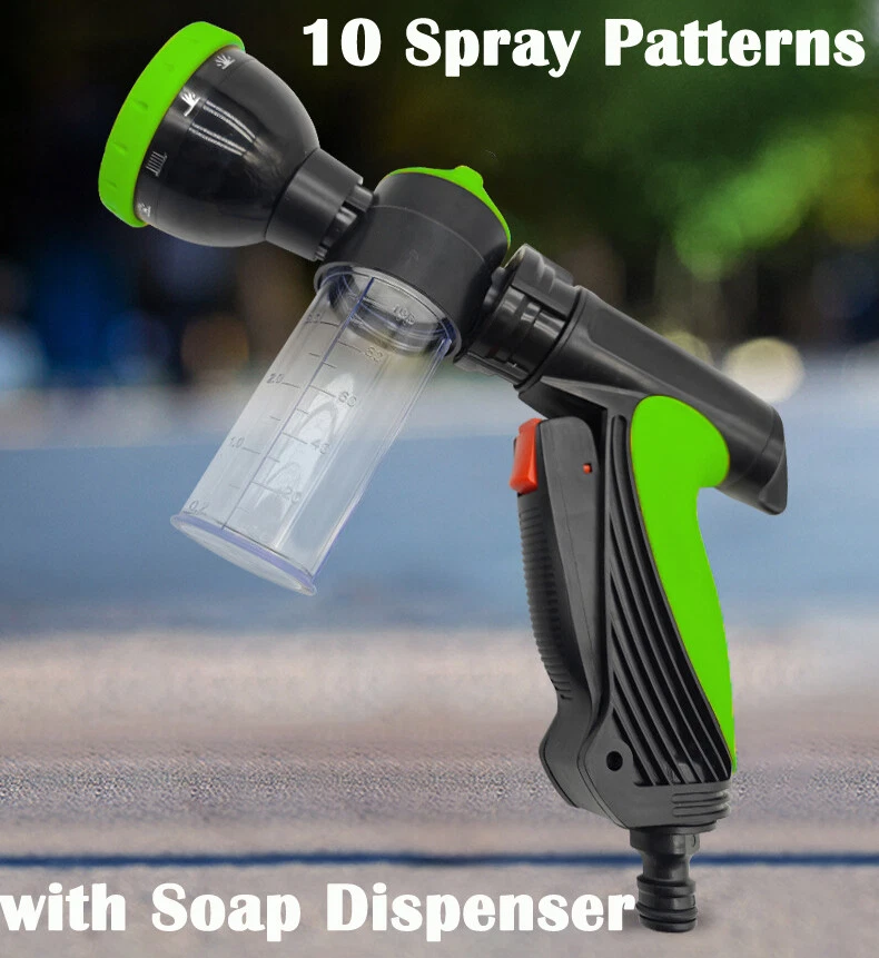 Expandable Flexible Garden Hose Magic Water Pipe Spray Gun 10 Function Nozzle - Image 3 of 4