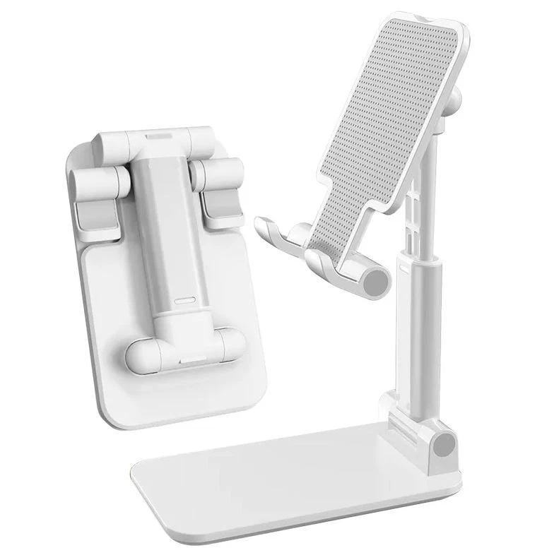 Adjustable Height iPhone iPad Samsung Desk Stand Holder Smart Phone Folding - Image 3 of 4