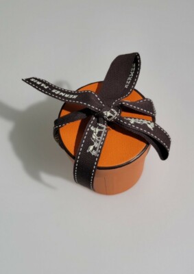 小物 HERMES Twilly Authentic Hermes Paris Twilly Scarf Box 7.5x5.5x5.5cm Tube