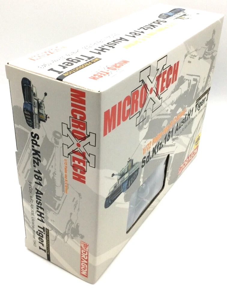 Dragon Micro X Tech 1/72 R/C Armor TIGER I Sd.Kfz.181 Ausf.H1 27MHz WINTER 1943 - Image 3 of 4