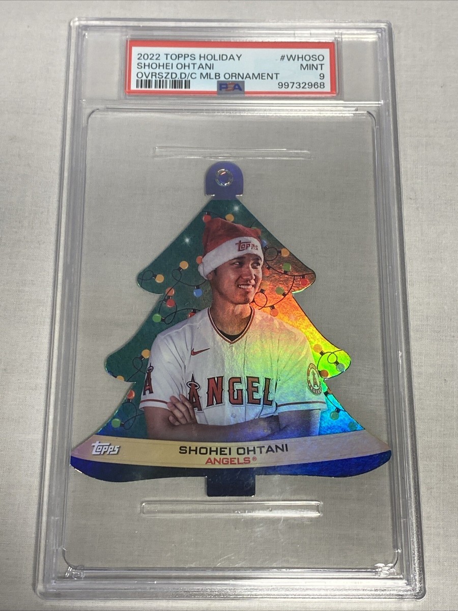 2022 Topps Holiday Shohei Ohtani Oversized MLB Die Cut Ornament