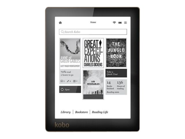 Kobo Aura H2O 32GB, Wi-Fi, 6.8in eReader - Black for sale Kobo Aura H2O 32GB, Wi-Fi, 6.8in eReader - Black for sale