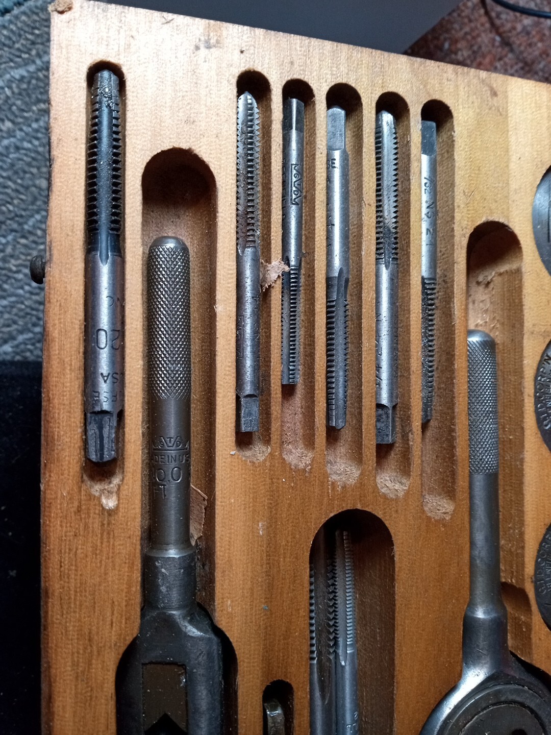 Vintage GTD Little Giant Tap & Die Set, USA, No. A1, Greenfield Tap and