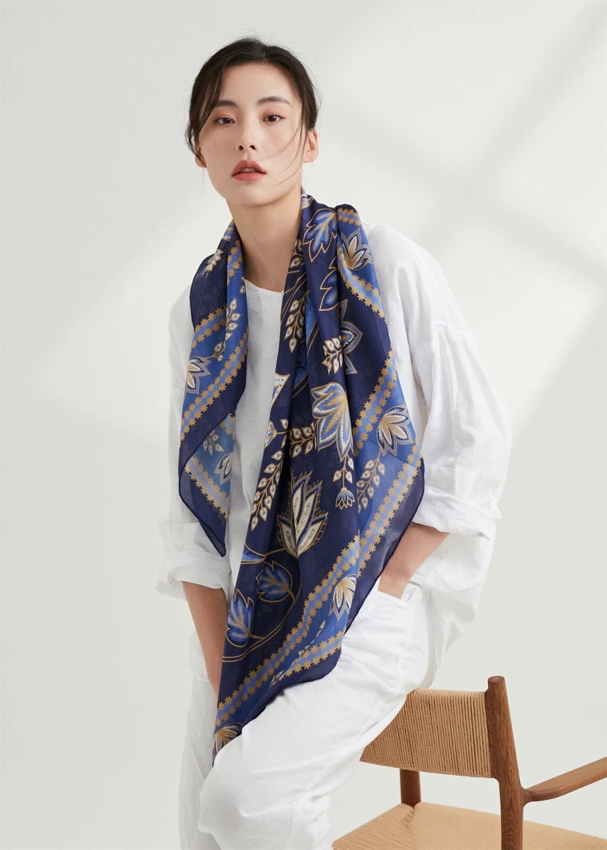 100 percent silk scarf 2025