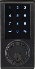 Amazon Basics Grade 3 Electronic Touchscreen Deadbolt Door Lock - Oil Rubbed Bro