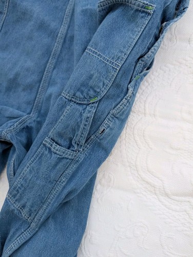 Vintage Washington Dee Cee Denim Bib Overalls Sanforized USA 48-32 READ Descrip. - Picture 21 of 22
