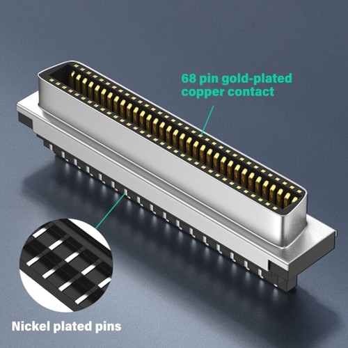 SCSI Connection Data Cable CN14P CN20P CN26P CN36P CN50P CN68P Connectors - Photo 5/44