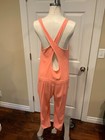 MSGM Coral Pink V-Neck Sleeveless Crisscross Jumpsuit, Size 10 (US), 44 (IT) — photo 6
