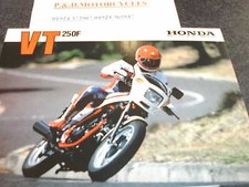  HONDA VT250F SALES BROCHURE