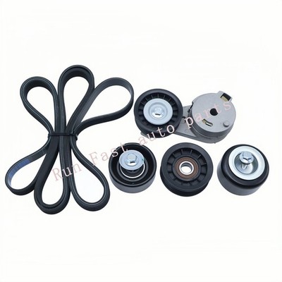 For Chevy Impala Malibu Pontiac Saturn 3.5 3.9L 5x Serpentine Belt Component Kit