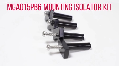 Mounting Isolator Kit MGA015PB6,Absorb Shocks,Protect Electronics Resistant Bolt - Video 1 of 1